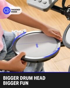 Donner DED-70 Bateria Electronica para Niños Principiantes y Avanzados con Auriculares